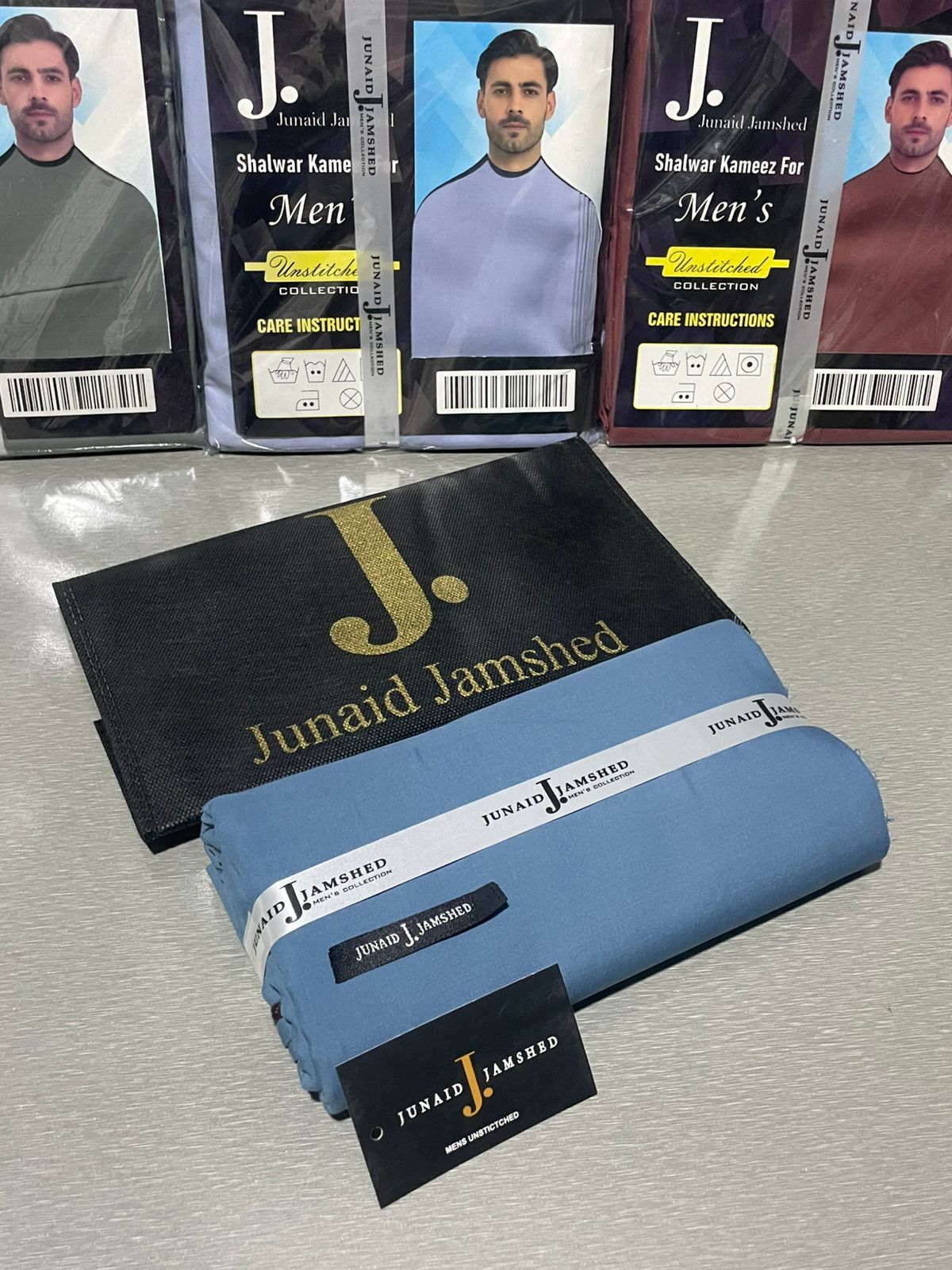 JUNAID JAMSHED ( BISMARK ) MEN Unstitched Summer Wash & Wear