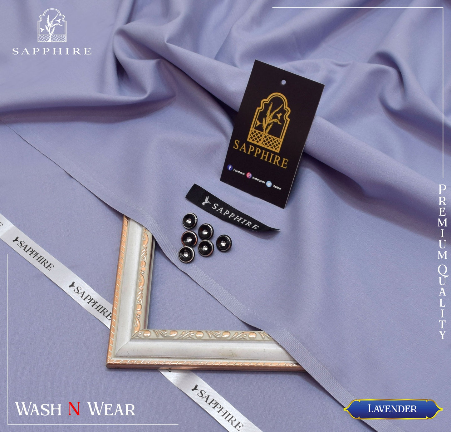 SAPPHIRE ( LAVENDRE ) MEN Unstitched BOSKI