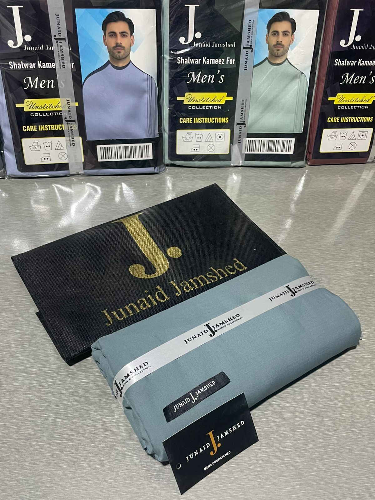 JUNAID JAMSHED ( NICKLE ) MEN Unstitched Summer Wash & Wear