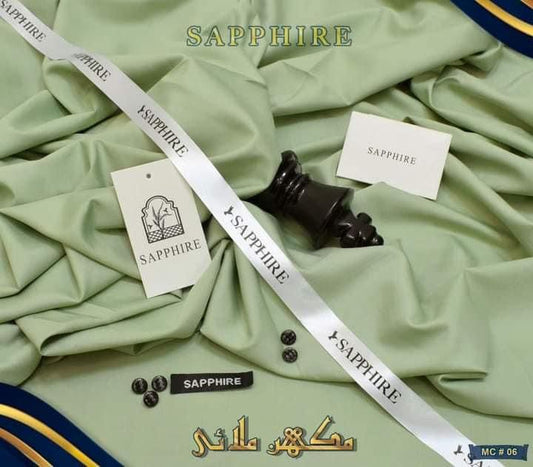 SAPPHIRE ( MINT ) MEN Unstitched 4-Season Wash & Wear