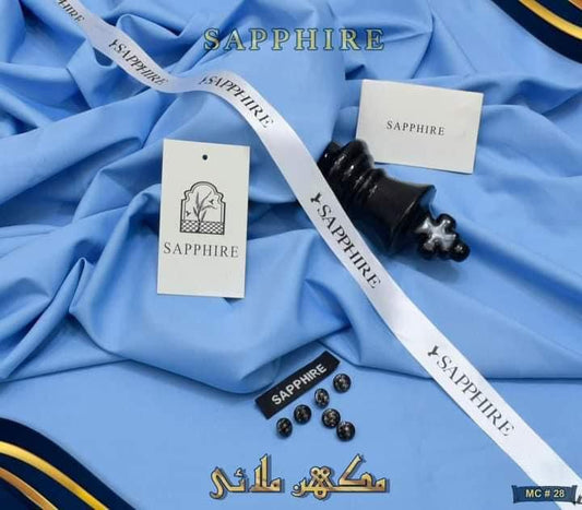 SAPPHIRE ( SKY BLUE ) MEN Unstitched 4-Season Wash & Wear