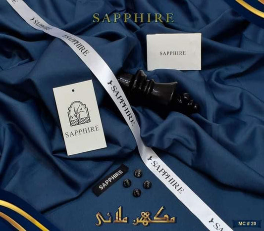 SAPPHIRE ( SPACE CADET ) MEN Unstitched 4-Season Wash & Wear