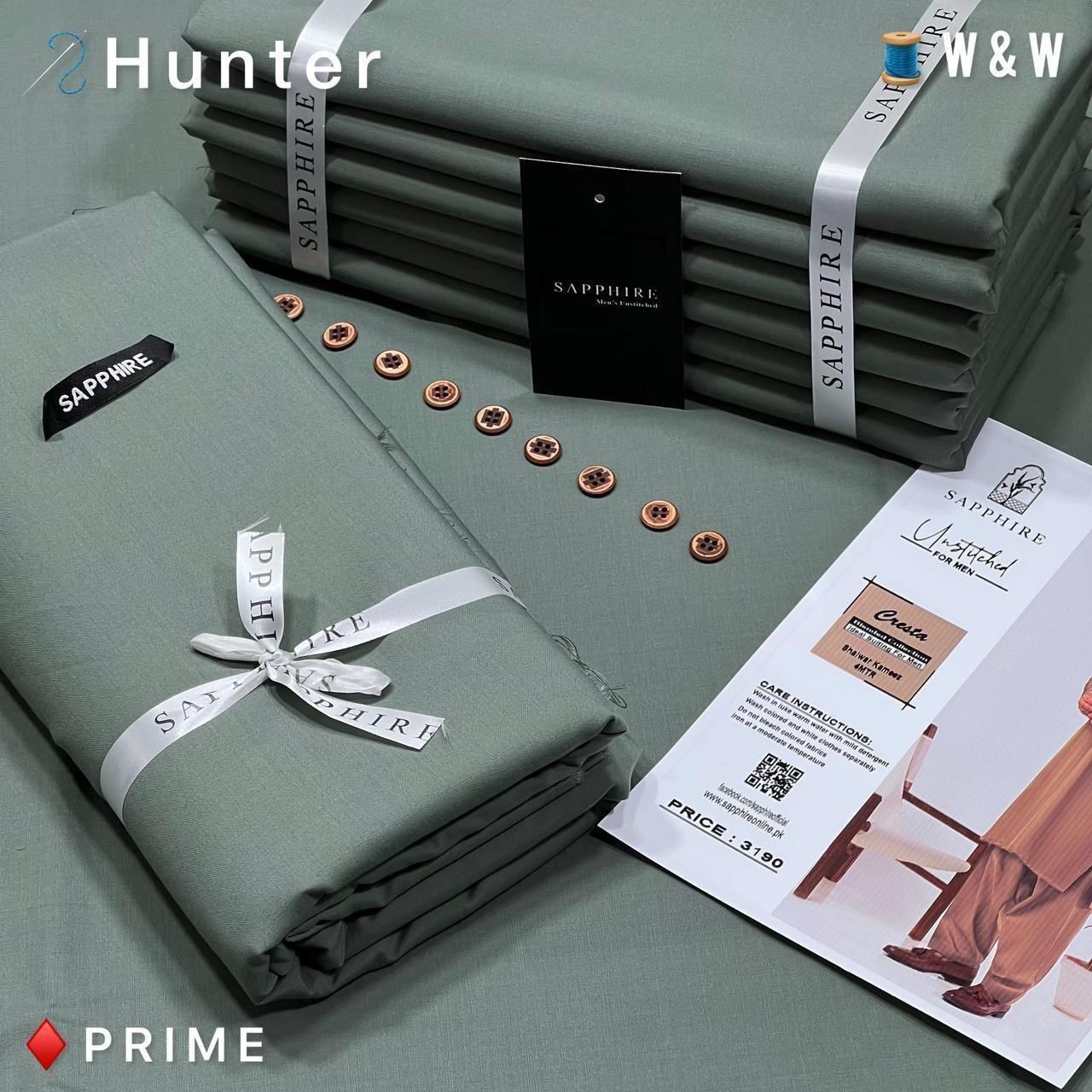 SAPPHIRE ( HUNTER ) MEN Unstitched BOSKI