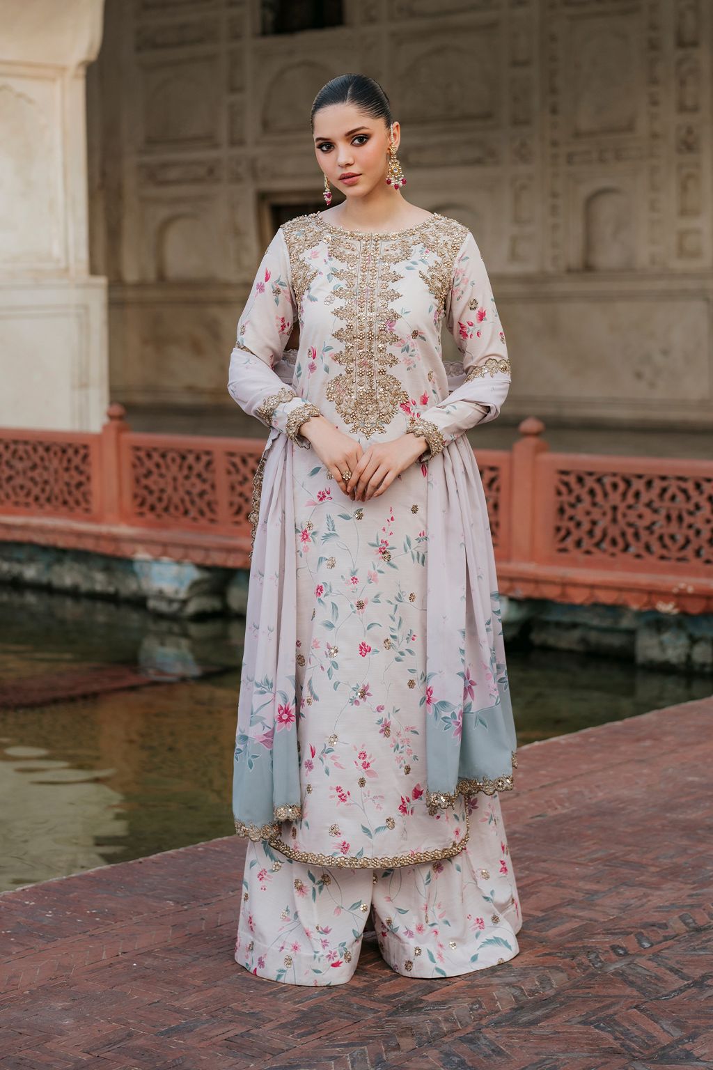 BRAND IZNIK | DIGITAL PRINT LINEN | 3PC UNSTITCHED