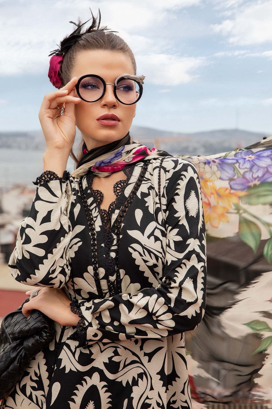 BRAND MARIA.B | DIGITAL PRINT LINEN | 3PC UNSTITCHED