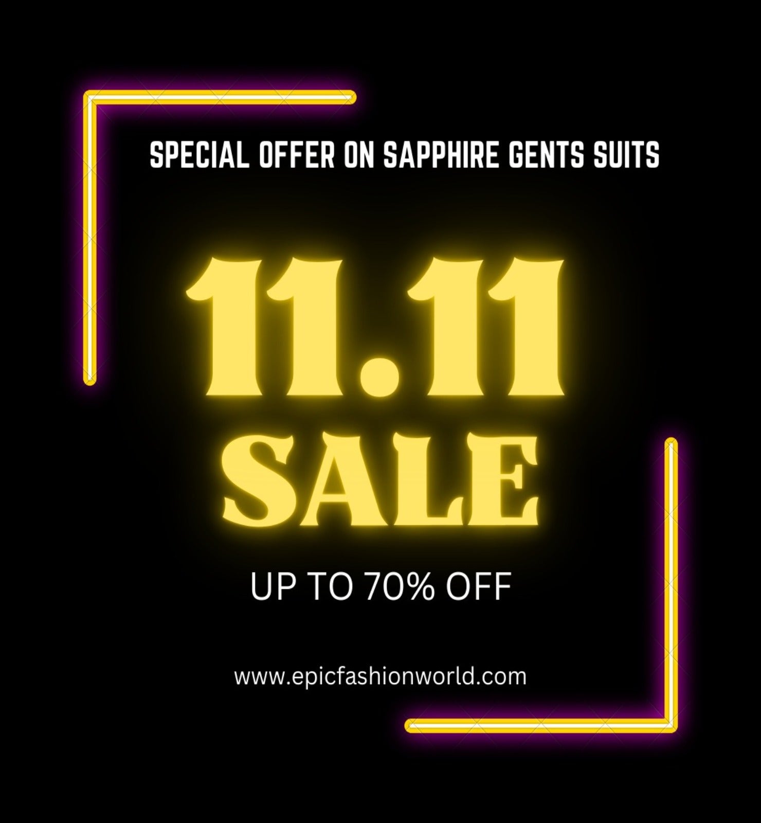 SAPPHIRE 11.11 SALE