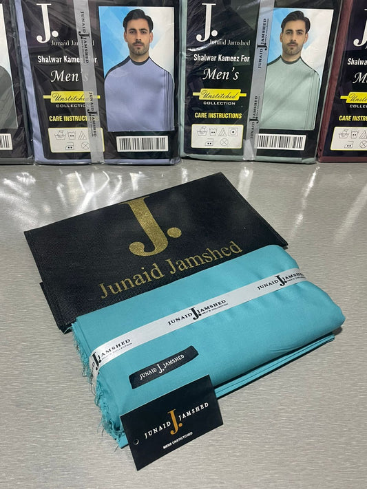 JUNAID JAMSHED ( AQUA ) MEN Unstitched Summer Wash & Wear