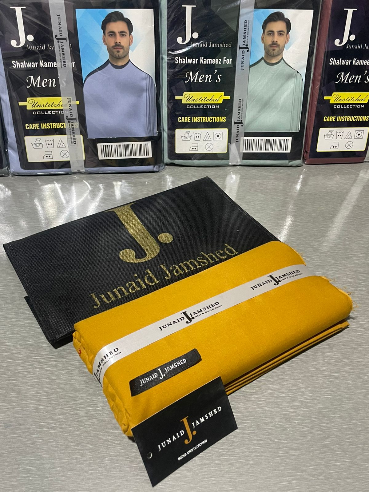 JUNAID JAMSHED ( DEEP BRONZE ) MEN Unstitched Summer Wash & Wear