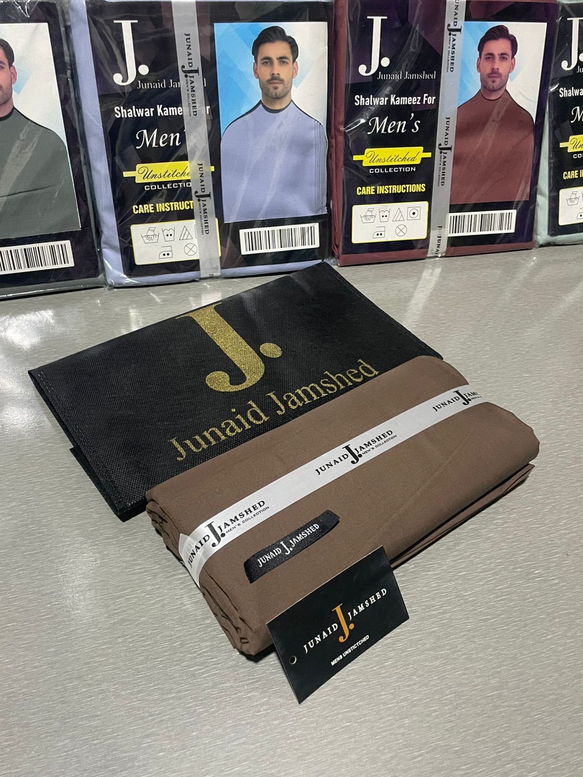 JUNAID JAMSHED ( MONDO ) MEN Unstitched Summer Wash & Wear
