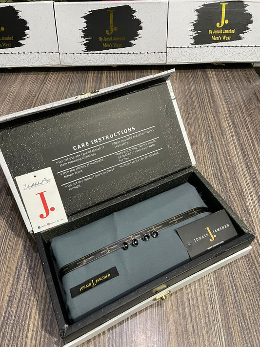 JUNAID JAMSHED ( NICKLE ) MEN Unstitched 4-Season Wash & Wear