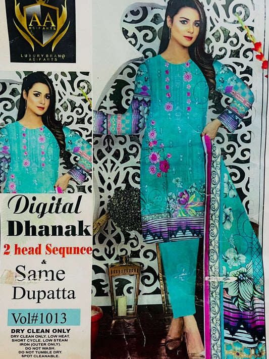 DANSITY - 3PC KOTRAI EMBROIDERED DC-01