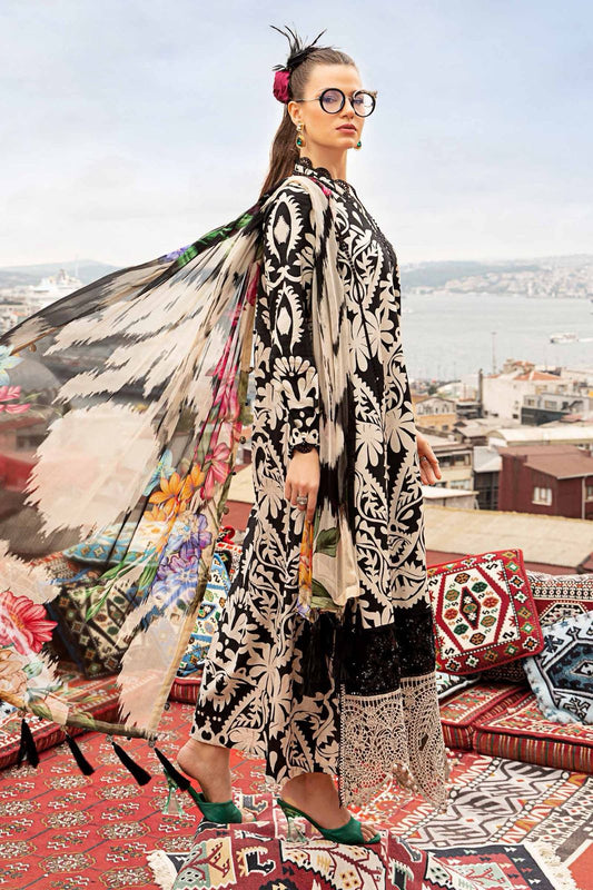 BRAND MARIA.B | DIGITAL PRINT LINEN | 3PC UNSTITCHED