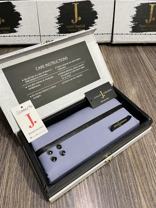 JUNAID JAMSHED ( LAVENDER ) MEN Unstitched 4-Season Wash & Wear