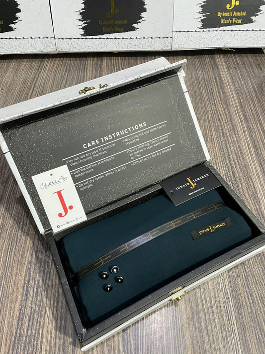 JUNAID JAMSHED ( ZINC ) MEN Unstitched ( SLUB ) 4-SEASON Wash & Wear